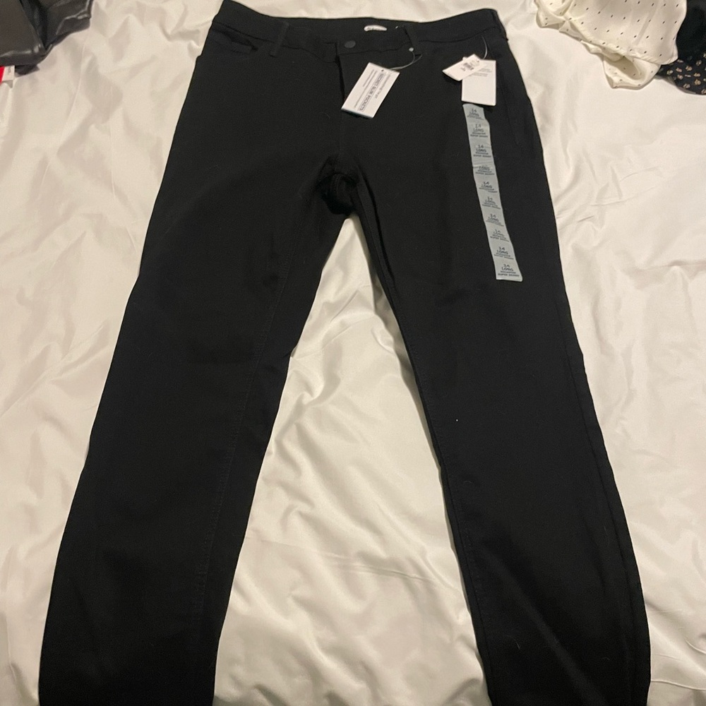 Black Skinny Jeans - 14 Long